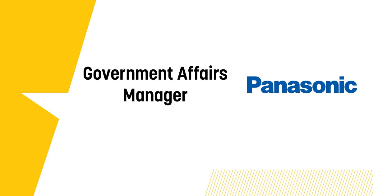 EuractivJobs's tweet photo. .@panasonic is looking for a Government Affairs Manager https://t.co/kq4263n0Hx https://t.co/8pJHbqotJc