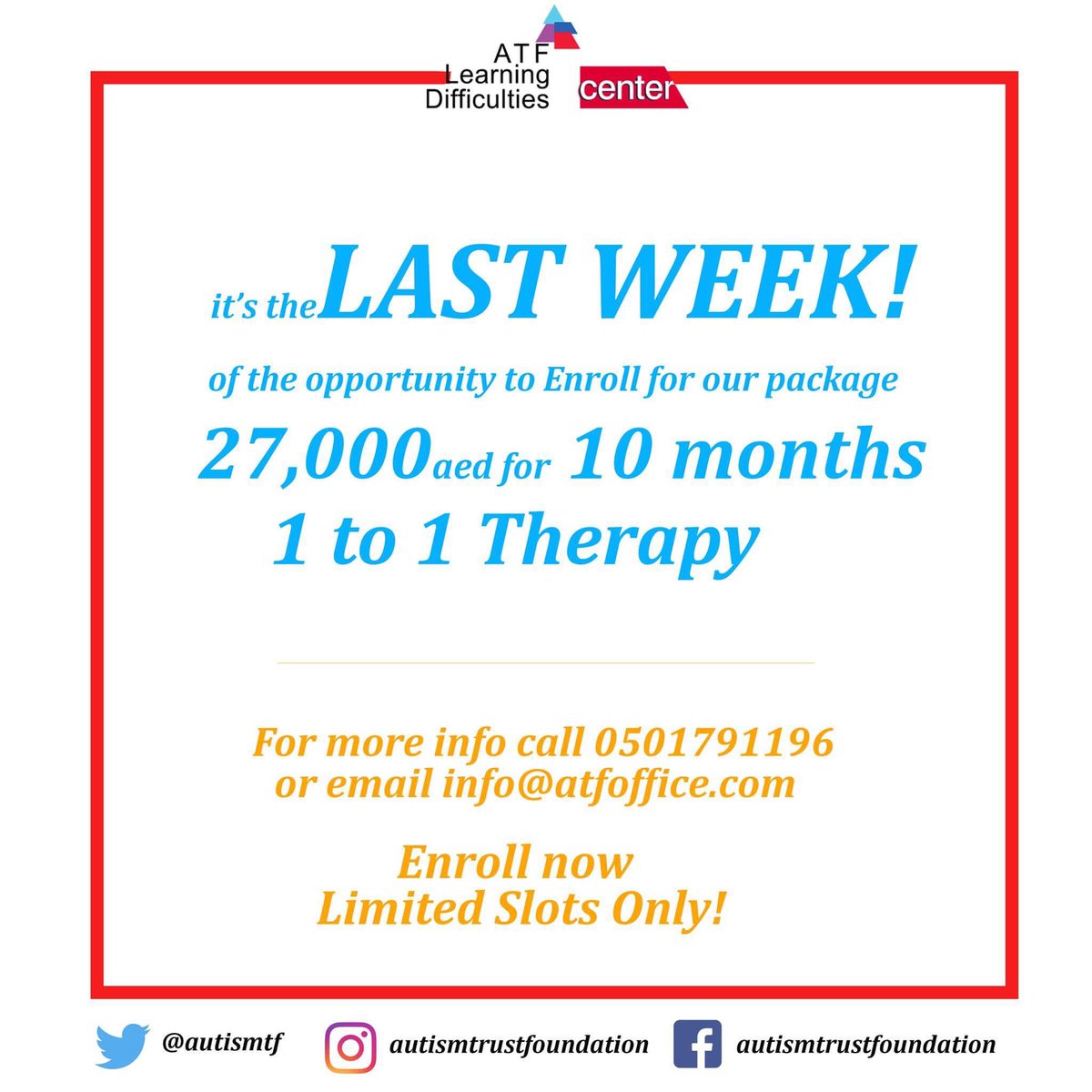 It's the LAST CHANCE!!!! Enroll now 💙