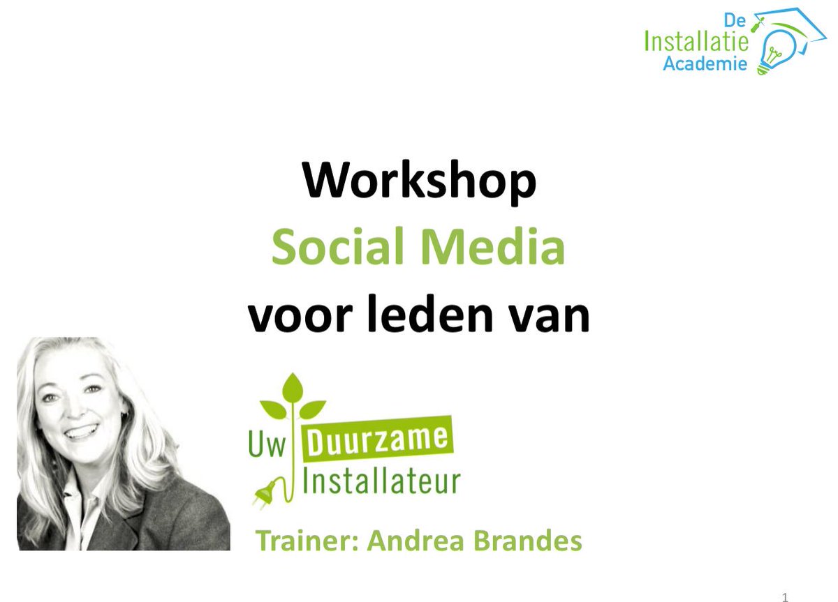 Installatie1's tweet photo. Vandaag Social Media workshop voor @UD_installateur met @DreBrandes https://t.co/pJLKEh88ip