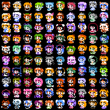 鬼雷 昇炎 No Twitter いつものドット絵 ファミコンパレット4色 16 16px で けもフレキャラを全員打ってみたいけれども 東方と違っておみみとか しっぽとかが むずかしい よかんがして うみゃみゃみゃみゃ みんみ T Co Wfmxex0x4j Twitter