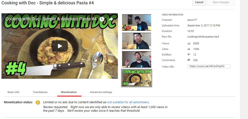 docm77's tweet photo. OK, now it gets really crazy. The video has 8k+ views since yesterday! Look what it says under "review requested". What on earth.... https://t.co/9rQfQjzRkN