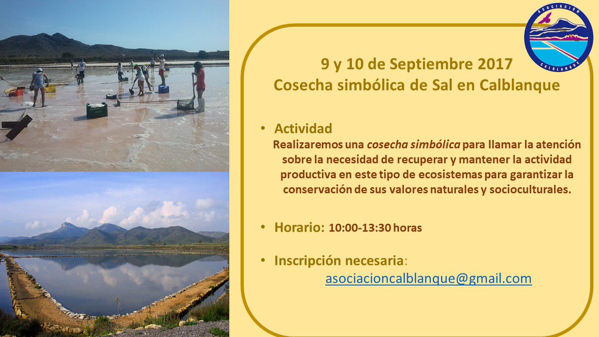 CalblanquePR's tweet photo. Descubre con #AsCalblanque la importancia de 👐🌍 estos #ecosistemas #LaMardeSalaos😉#Salinas #VoluntariadoAmbiental https://t.co/LLO6gklb67 https://t.co/sLI5b4y415