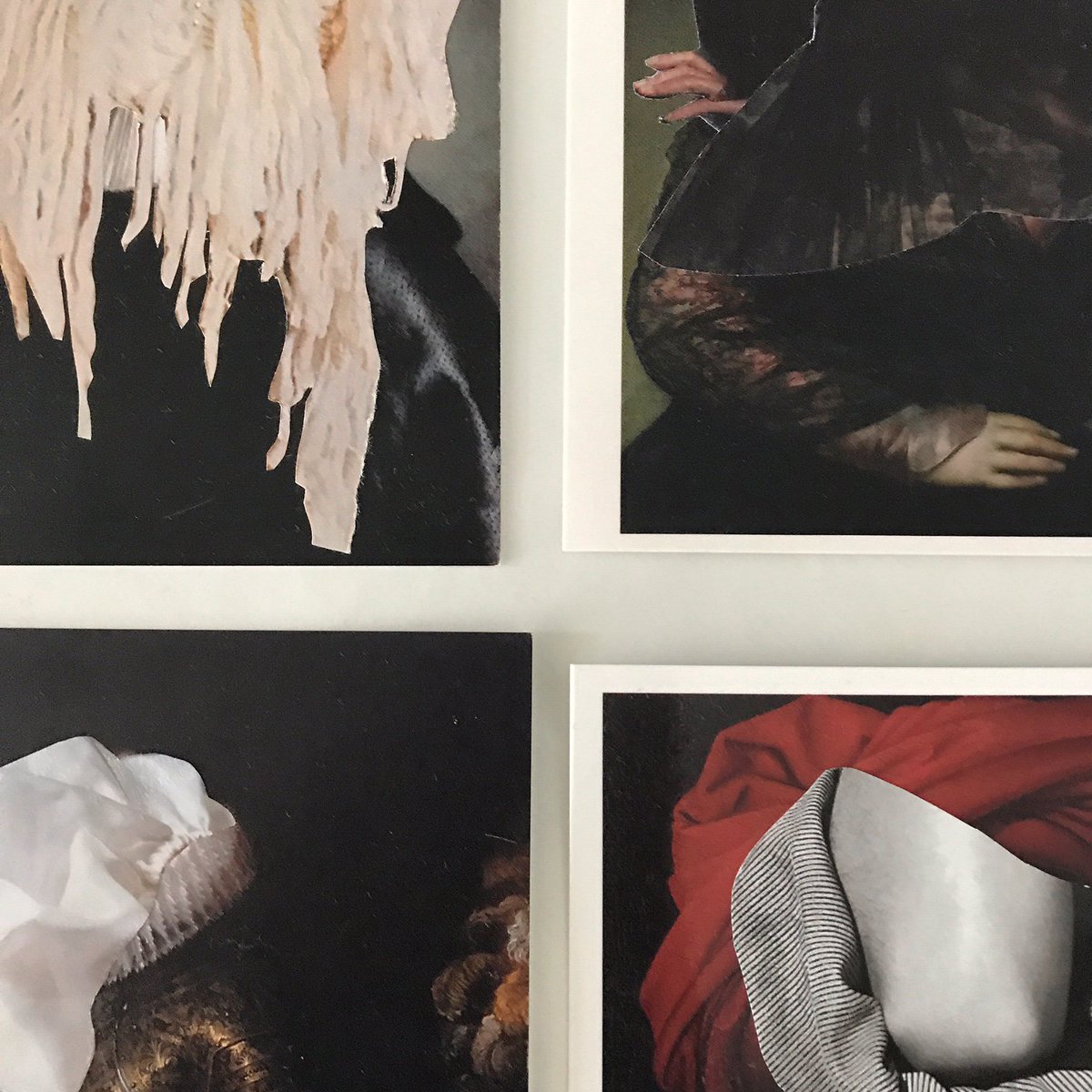 AmeliaCritchlow's tweet photo. Hanging #postcard #artworks today @marioscaff https://t.co/o7W9IdCFmm check it out this #September https://t.co/cxVXY6tC84