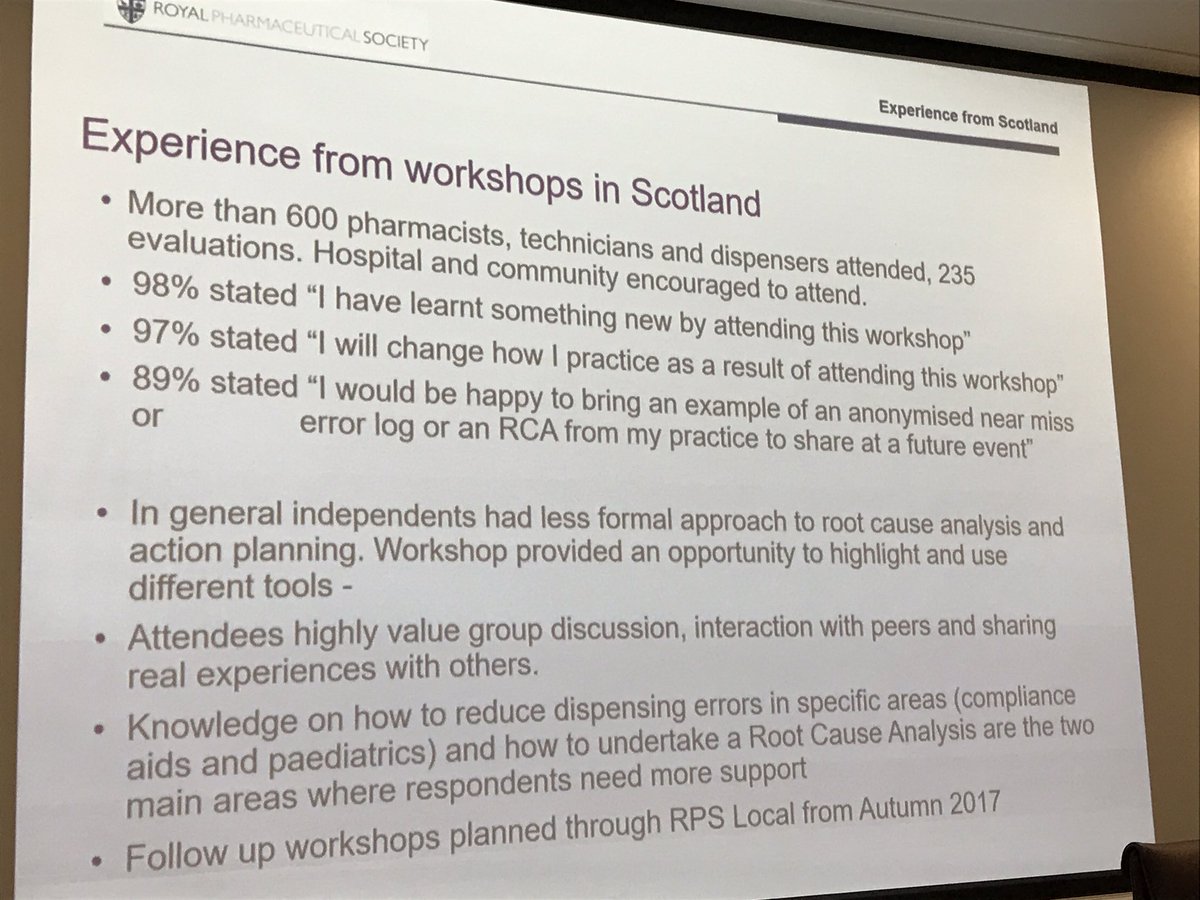 rcpharm_scot's tweet image. Summary/learning from #pharmacyQI workshops in Scotland  #RPSConf @annamariemcgre1 @RPSScotLocal