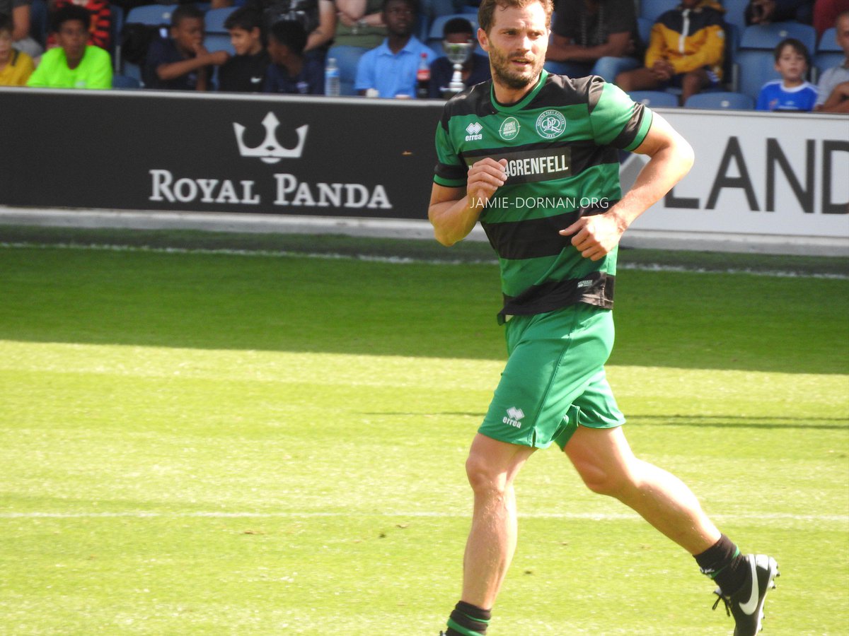 RoratoSilvia's tweet photo. #JamieDornan     #ChampionInAction     #ReallyExceptional     #Great     #FabulousFootballer     #Game4Grenfell     via   @JamieDornan_org https://t.co/tVQxXhha4C