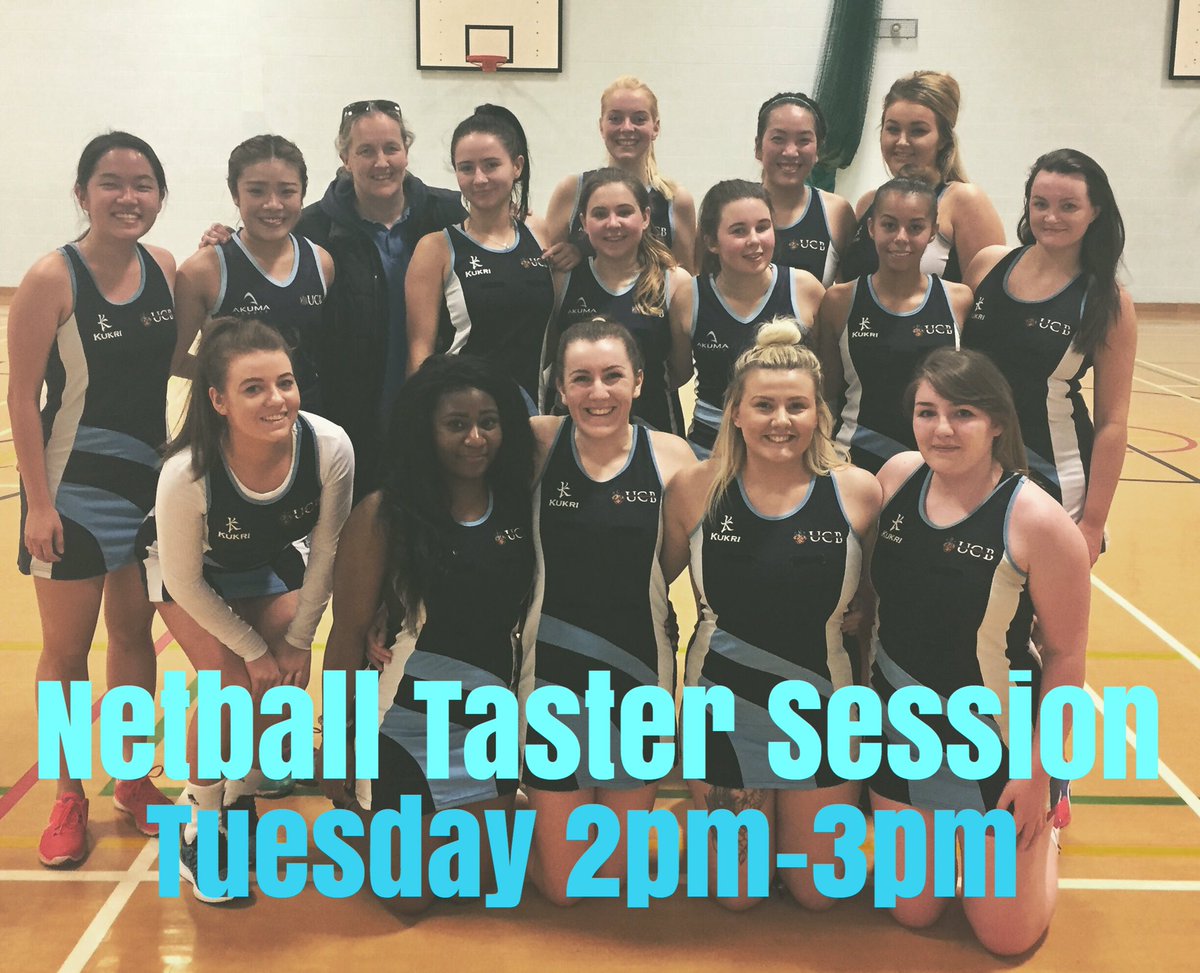 ucbnetball1's tweet photo. Don't miss the Netball Taster Session in the Maltings Sports Hall tomorrow 🏐🏐🏐 We can't wait to meet you all!!!!! 💙 @ucbguild https://t.co/fSMjW3QHFP