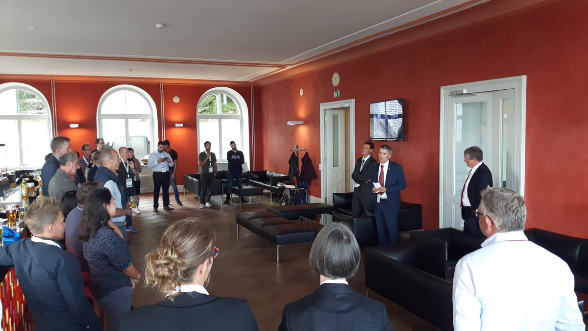 easm2017's tweet photo. Happened yesterday: #WalterMengisen, #HippolytKempf and #SiegfriedNagel welcome #easm2017 PhD Student Seminar participants to Magglingen. https://t.co/bA7jMRn2VS