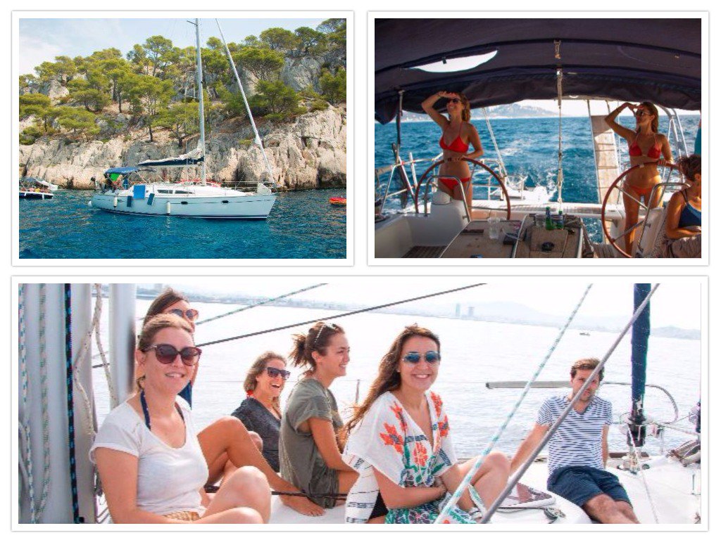 #RetourEnImage du Week End #SharingTour2017 à #Marseille avec <a href="/mademoisellevoy/">Mademoiselle voyage</a> ! ☀️⛵️💦
Vous aussi louez un bateau sur <a href="/Boaterfly/">Boaterfly</a> ! 😀