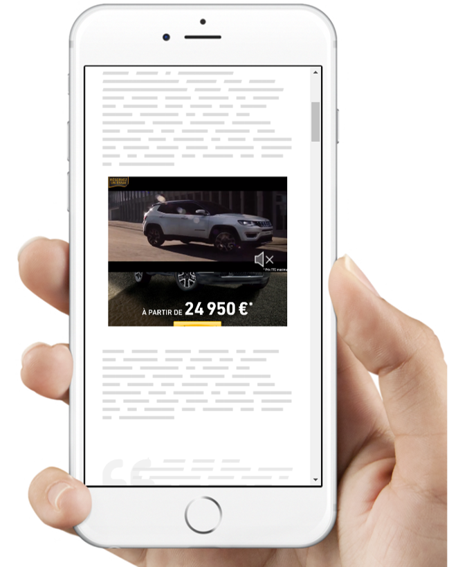 Découvrez notre nouveau format mobile alliant l'image et la vidéo ! Merci <a href="/Jeep/">Jeep</a>  et <a href="/Starcom_France/">Starcom France</a> ! bit.ly/2exDrAh
