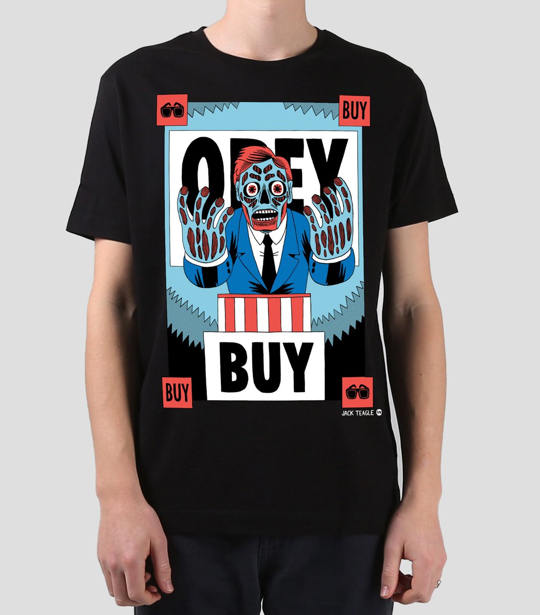 illustratedMND's tweet photo. RETURN OF THE JACK. Get ur hands on the 4thcoming @jackteagle drop b4 any1 else. 
https://t.co/u6Bl8FyrOe
#obey #theylive #akira #jackteagle https://t.co/iVZi2L9Chn
