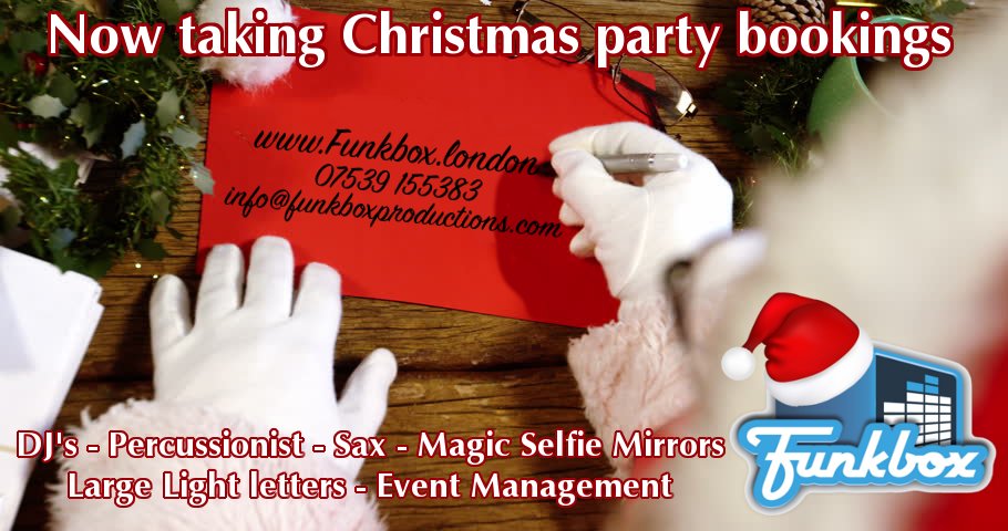 FunkboxPro's tweet photo. Its that time of year again.....#xmasparties #essex #london #eventprofs #djs #selfiemirrors #lightletters #ltdcompany #vatregistered https://t.co/7MidqYK7pu