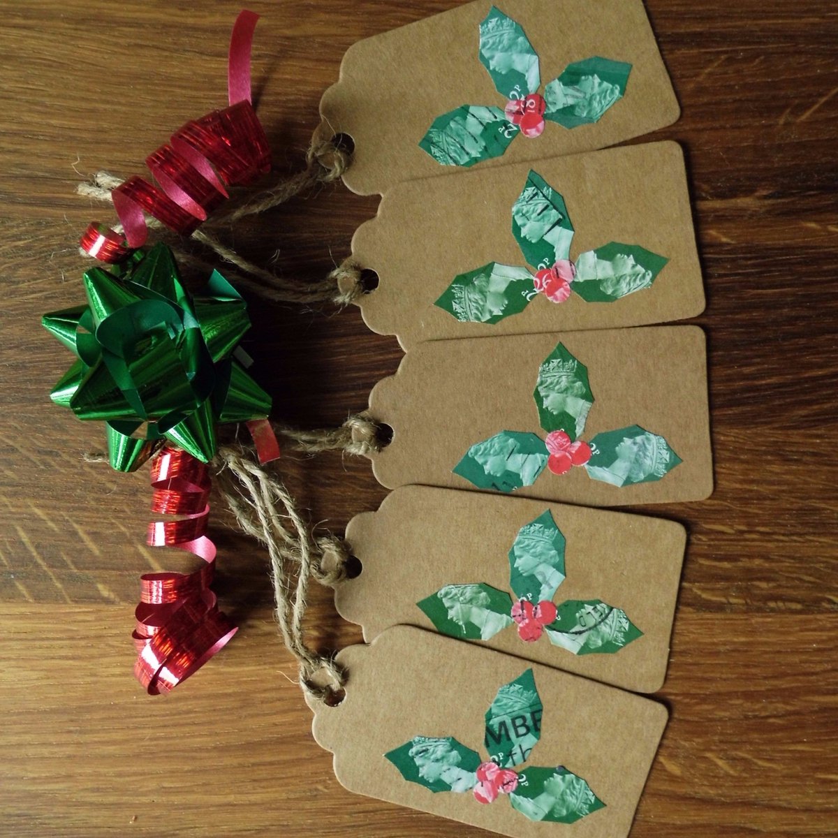 OldStampArt's tweet photo. Up next, Christmas holly gift tags https://t.co/EeY6vNuf3M #handmade #Christmas #onlinecraft #philately https://t.co/eXf9B5OJar