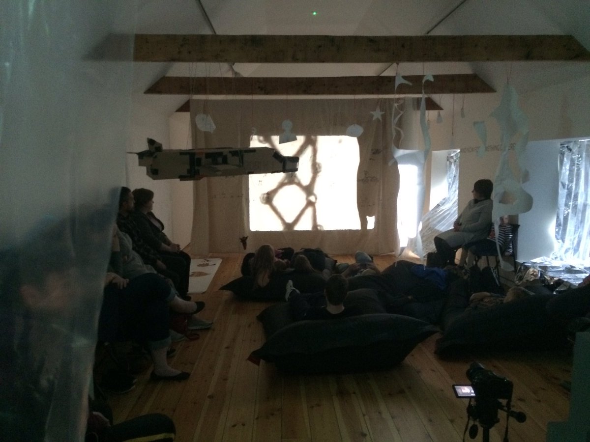 cample_line's tweet photo. Thanks to #katieschwab and all who joined our workshop this wkend and #alexmurray for projected our final film - machine stitching and all! https://t.co/mkLI2SswaD