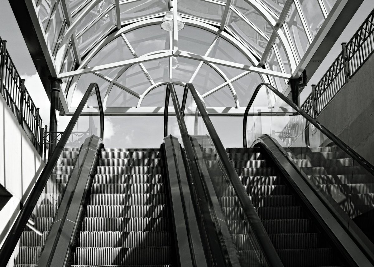 streetandlight's tweet photo. Ascension; #escalator #meadowhall #architecture #industrialphotography #blackandwhitephotography https://t.co/GSf0nrdrpZ