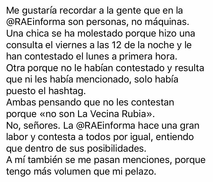 lavecinarubia's tweet photo. El mundo necesita más sonrisas y menos exigencias.

#escribirbienesdeguapas
#tuitsquenomecabenen140caracteres

Gracias @RAEinforma :) https://t.co/dKa4ioTIlD