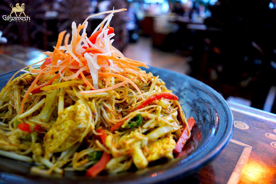 Happiness is…a full plate of noodles 💖 Treat yourself this week to one of our sizzling stir-frys at Gilgamesh in Camden Market.