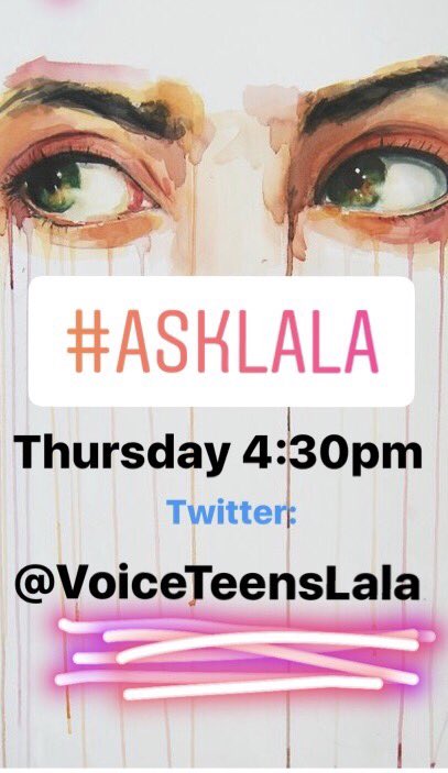 LalaVinzonn's tweet photo. Ready your questions and Use the hashtag #askLala on Thursday 4:30 pm! https://t.co/r5KNCNIvgA