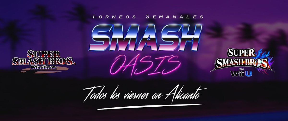 SmashAlicante's tweet photo. Los torneos semanales vuelven a los viernes en #Alicante! 😎🌴 

📅 Todos los viernes 17:00h
📍C/JAIME NIÑOLES Nº69
ℹ️ https://t.co/lWbguPeeam https://t.co/y9qT04WAC0