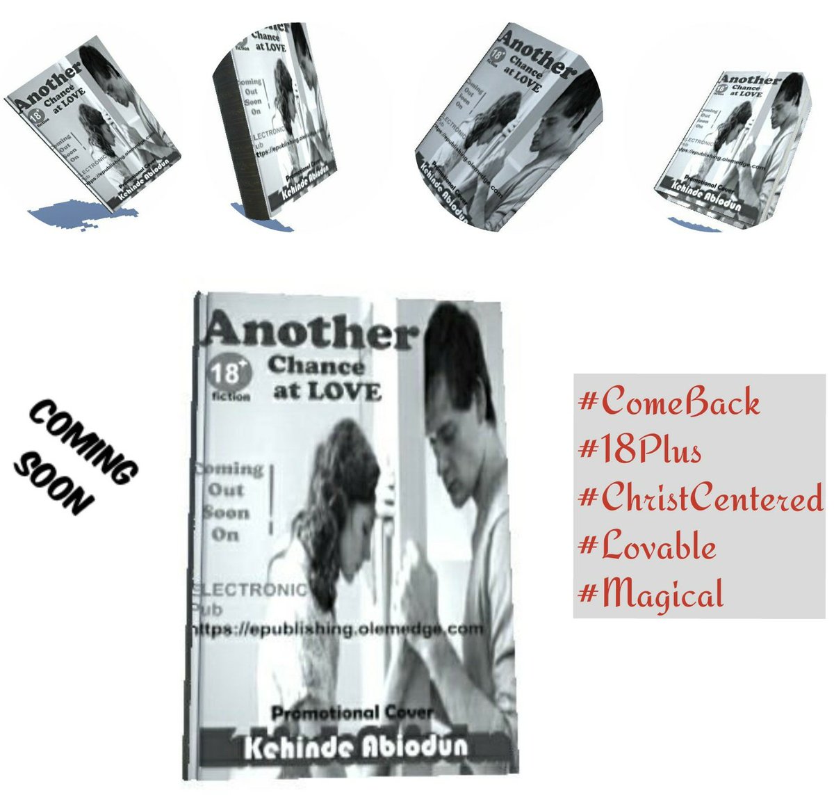 HierarchyMgz's tweet photo. We're releasing this #RomanceFiction soon
#Anticipate!
#AnotherChanceAtLOVE by Kehinde Seun Abiodun - this month.
https://t.co/zujzHbOe7l https://t.co/WW7Y4qV9MH