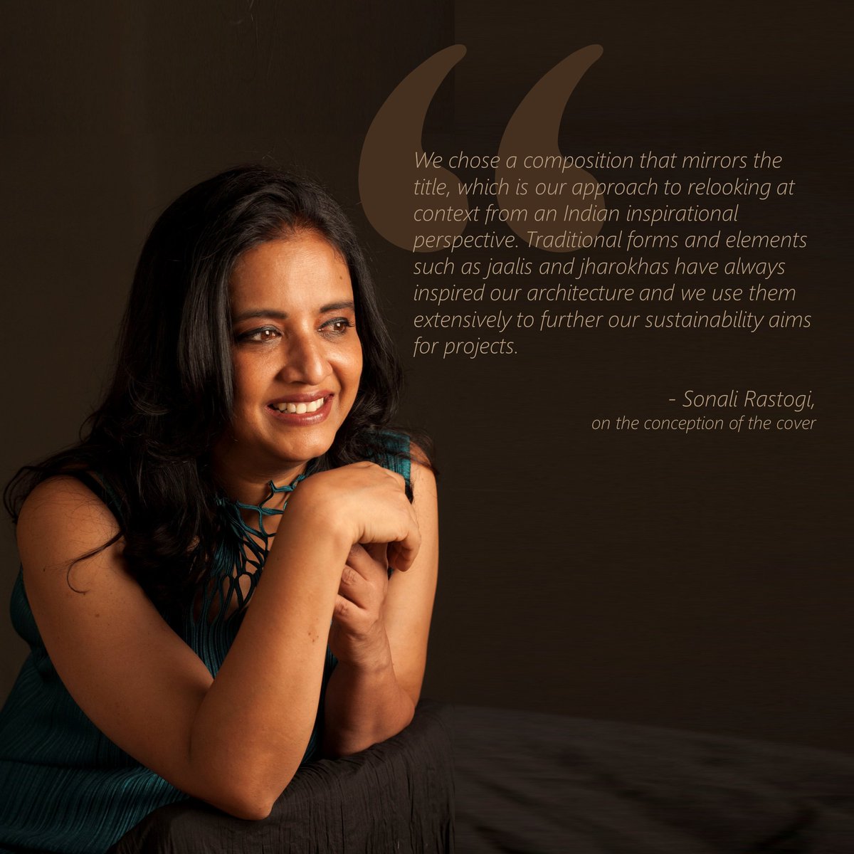 _morphogenesis's tweet photo. Sonali Rastogi​ gives her views on the conception of the #Monograph cover.
#Morpho20 #architecture #bookconcept https://t.co/U662ZrKsgQ