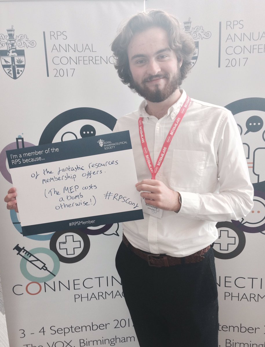 rc_pharm's tweet image. #RPSConf I am a member of the RPS because....