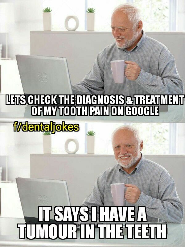 Dentagama's tweet photo. Do not self diagnose! https://t.co/8Y1dgPFAol