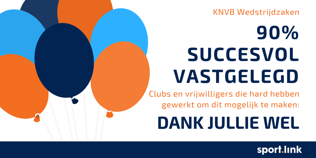 Heel, heel hartelijk dank aan de clubs! Dit weekend is 90% van de @knvb wedstrijden vastgelegd met het mDWF. Echt: #trots. #mDWF