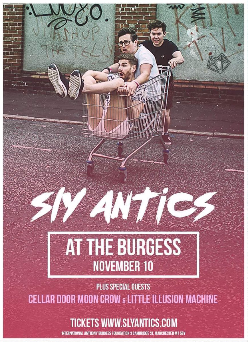 teluspromotion's tweet photo. @slyantics headline the Burgess on november 10th , gonna be a really intimate and unique gig. you will not wanna miss this!! link in bio xo https://t.co/zB7vDIgXGJ