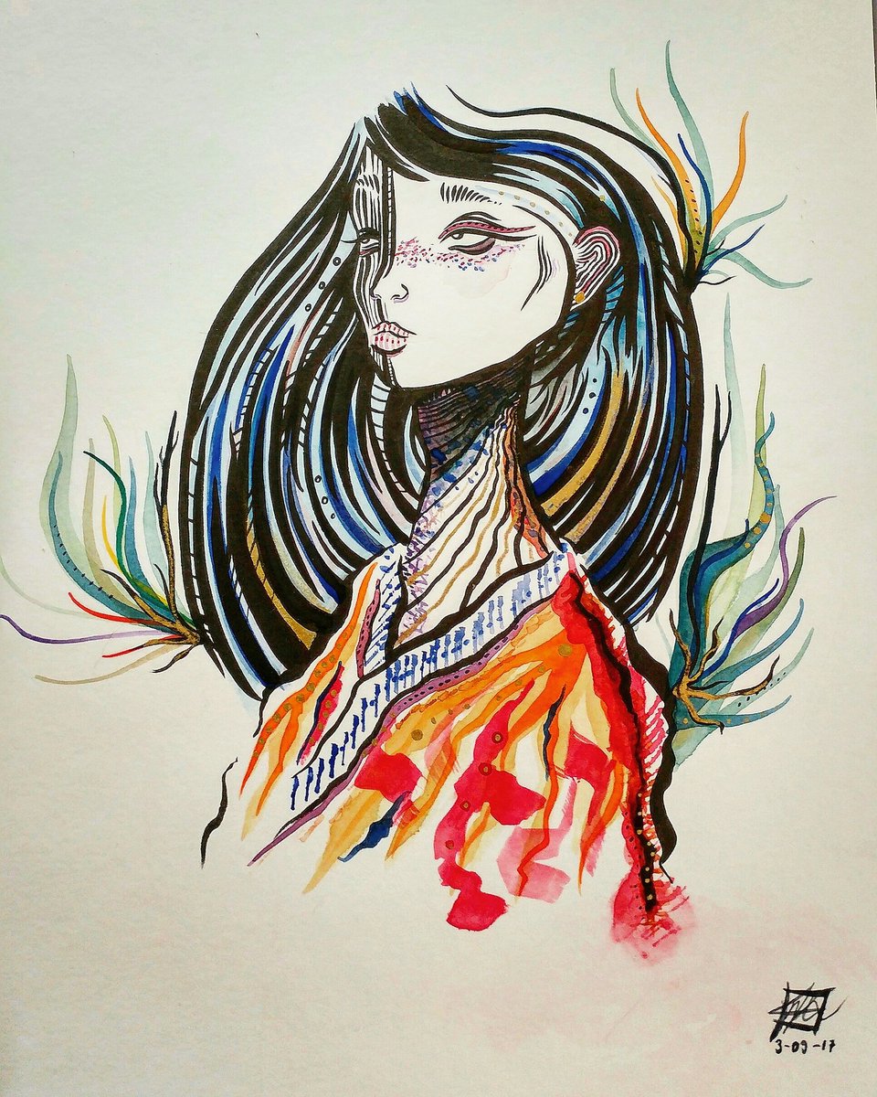 nomara_art's tweet photo. Finally finished it, i hope you like it!

#girls #flower #flowergirl #flowerchild #colouredartwork #coloredartwork #plantdrawing #aesthetic https://t.co/T6m4Vptdx1