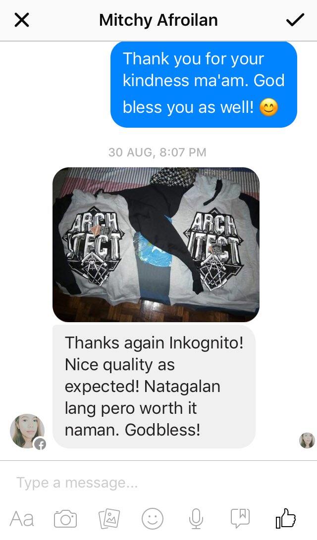 InkognitoMNL's tweet photo. Thank you for patiently waiting ma'am Mitchy Afroilan! #InkognitoIsBack https://t.co/ySABvn1hdR