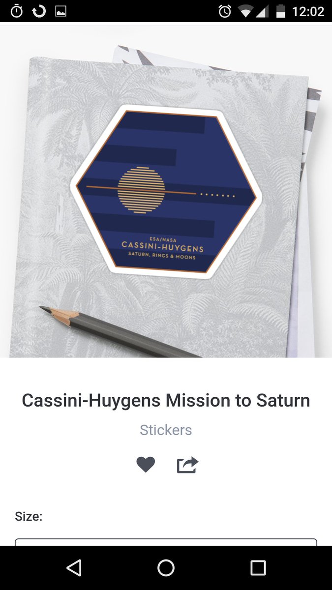 Marka_design's tweet photo. Our @CassiniSaturn #GrandFinale "mission patch "stickers. 20% off Mon 4 Sept. #cassini #saturn #spaceHorizons
https://t.co/h5OAPujxNv https://t.co/91t8AnlSfV
