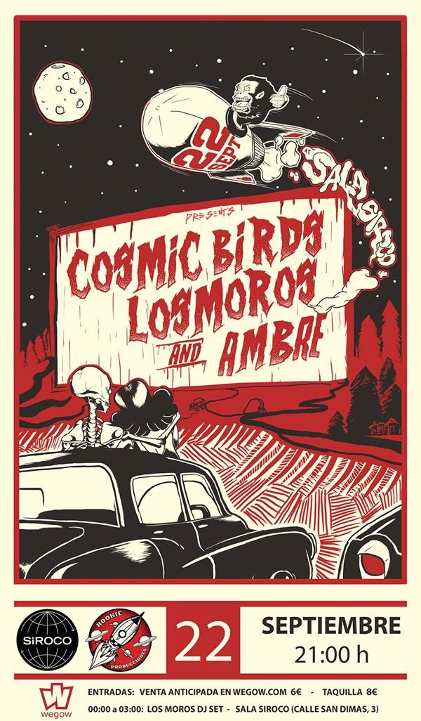 LosMoors's tweet photo. Next concert!
#live #music #concert #madrid #siroco https://t.co/83SN19pbqd