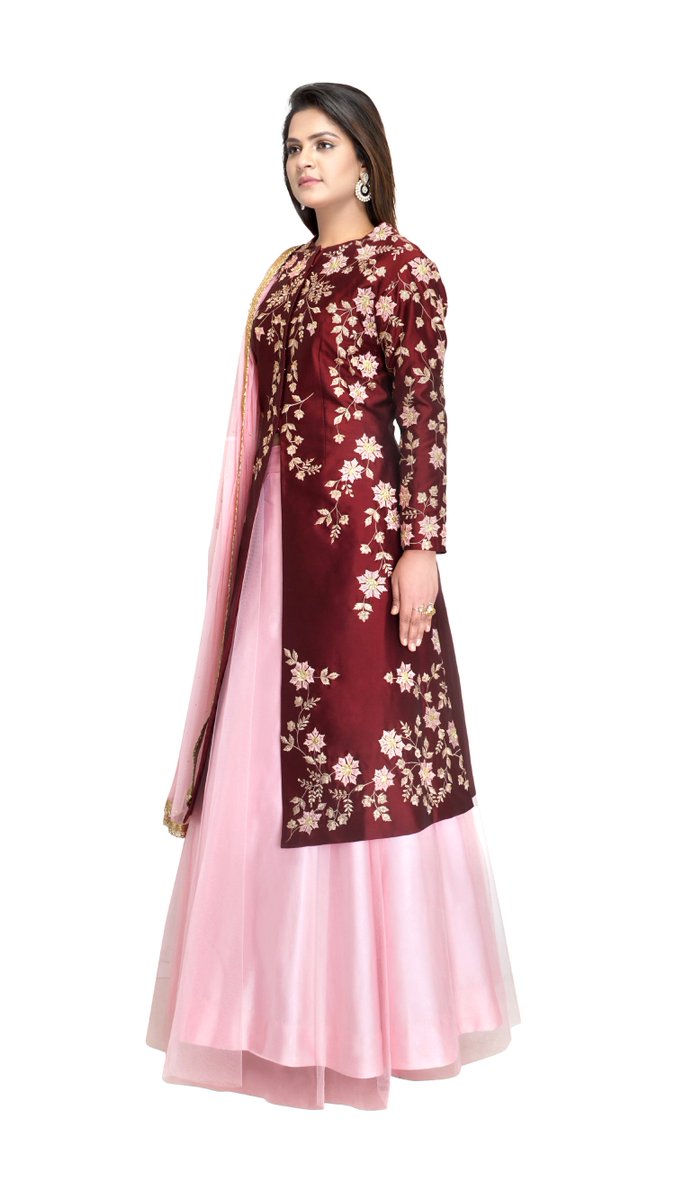 VishivaStudio's tweet photo. This Mehroon Embroidered Kurta with Pink Lehenga
Shop online @ https://t.co/e4lZZZ2tT7 #Lehenga #EmbroideredKurta https://t.co/xPVIUJn8CB
