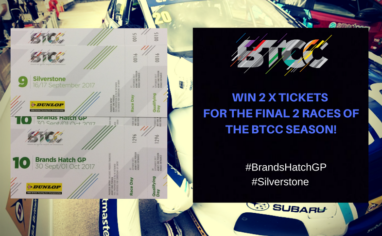 tyreshopperHQ's tweet photo. #WIN 2 TICKETS TO THE FINAL TWO RACES OF THE #BTCC SEASON!
#LIKE, #RT and #FOLLOW to enter.
#Freebie #Giveaway #Competition #FREE https://t.co/x72NwLBfnI