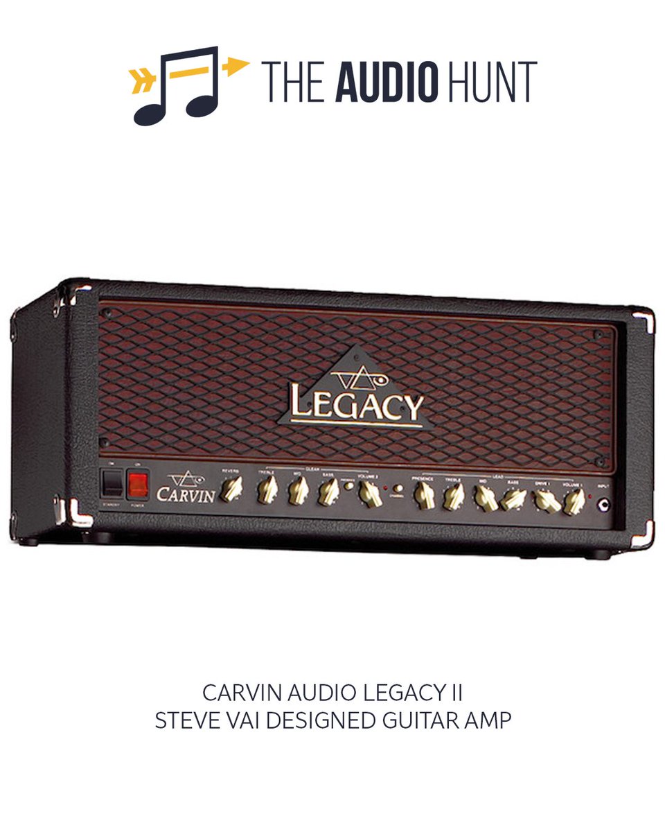 The Legacy II a collaboration between Carvin, guitar virtuoso Steve Vai and renown amp designer Benjamin Fargen => ow.ly/9Gsc30eTaod