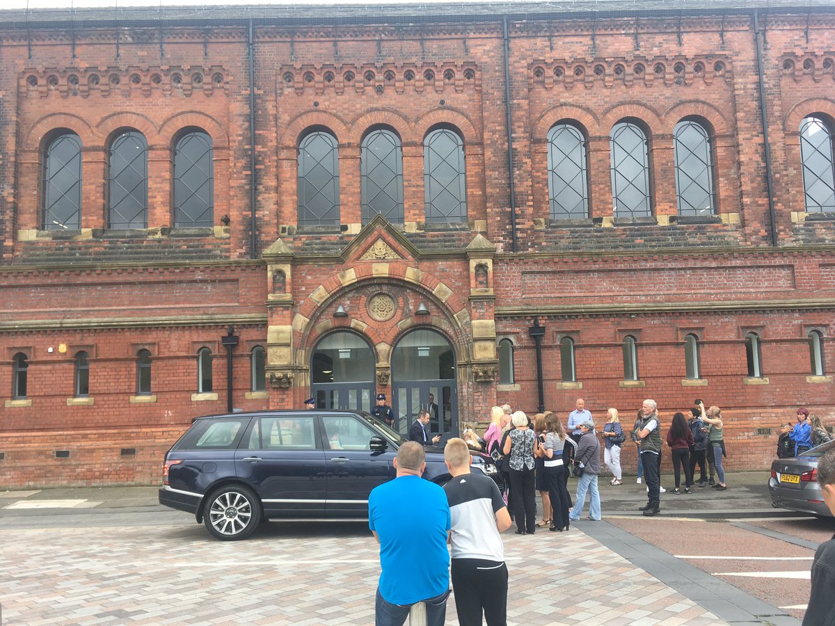 hitsmcrnews's tweet photo. Prince Harry is at the Manchester Resilience Hub at @ashtonoldbaths to show his support to those affected by the Manchester Arena Attack. https://t.co/8PC10G0dpO