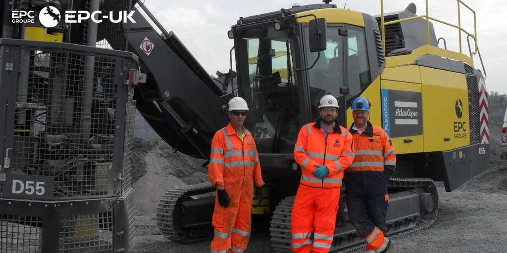 EPC_UKltd's tweet photo. New FlexiROC D55 #drill #rig for EPC-UK! Find out more here: https://t.co/QytZvViJiP #TechnologyToLead #PeopleToDeliver https://t.co/w9svYcGPvk