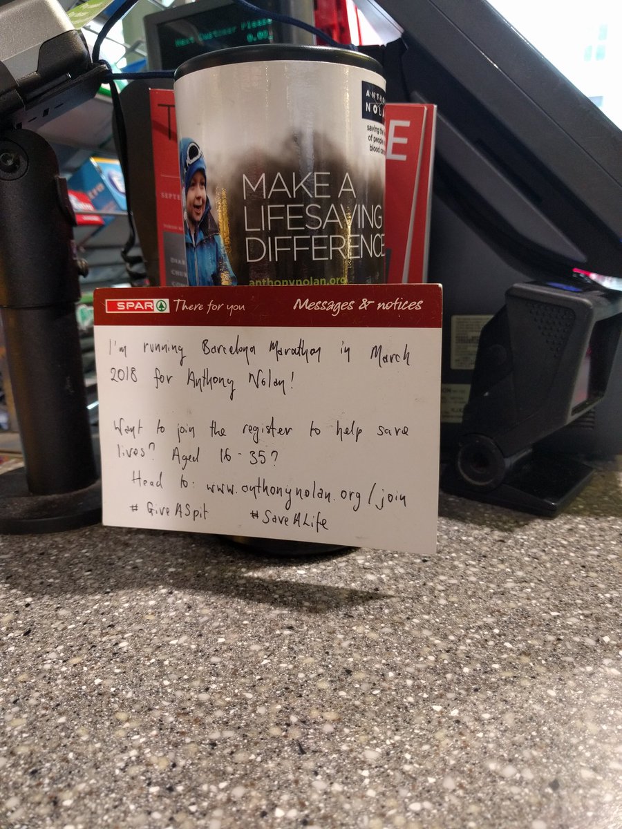 <a href="/billthebutch/">Bill the Butcher</a> Thank you so much for letting us start our marathon fundraising in your shop! #barcelona #marathon #GiveASpit