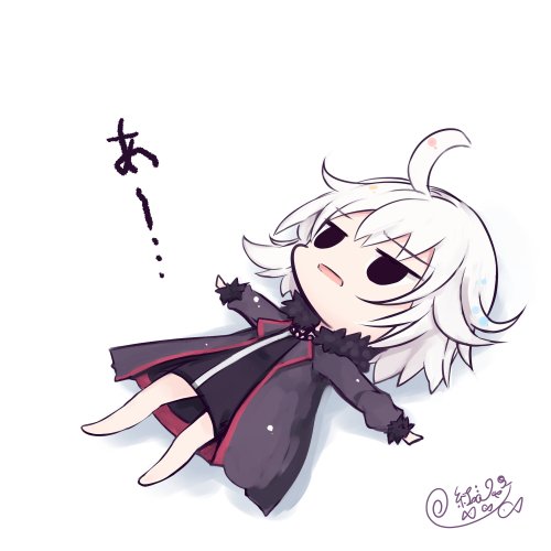BeniShake's tweet photo. まだやる気の出ないジャンヌオルタ　#FateGO https://t.co/pSYJbMeAel