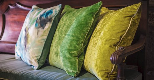 #Cushions are a decorative element par excellence.If you want to bring elegance to a room, velvet is one of the best options. Boheme fabrics