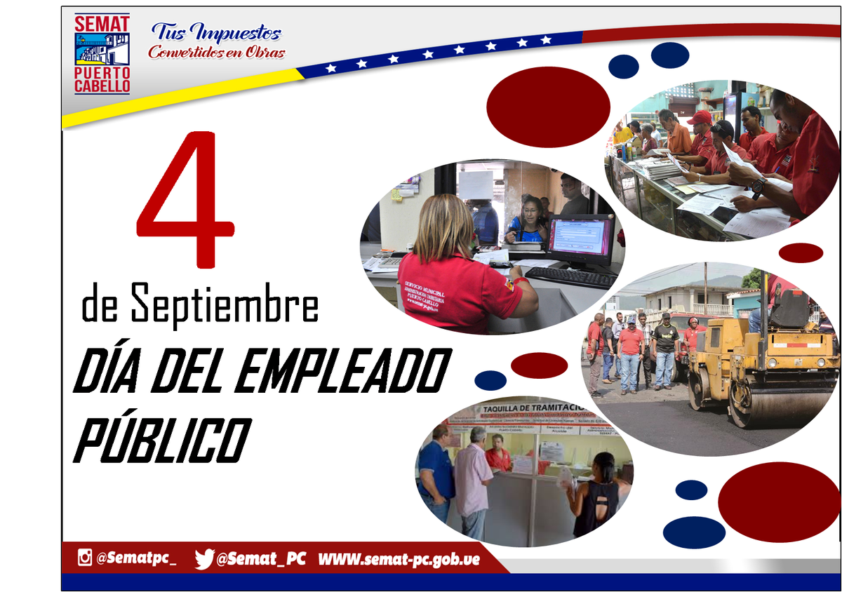 sematpc's tweet photo. El #SEMATPC Felicita a todos los empleados públicos en su día. https://t.co/qAIq2RucKQ