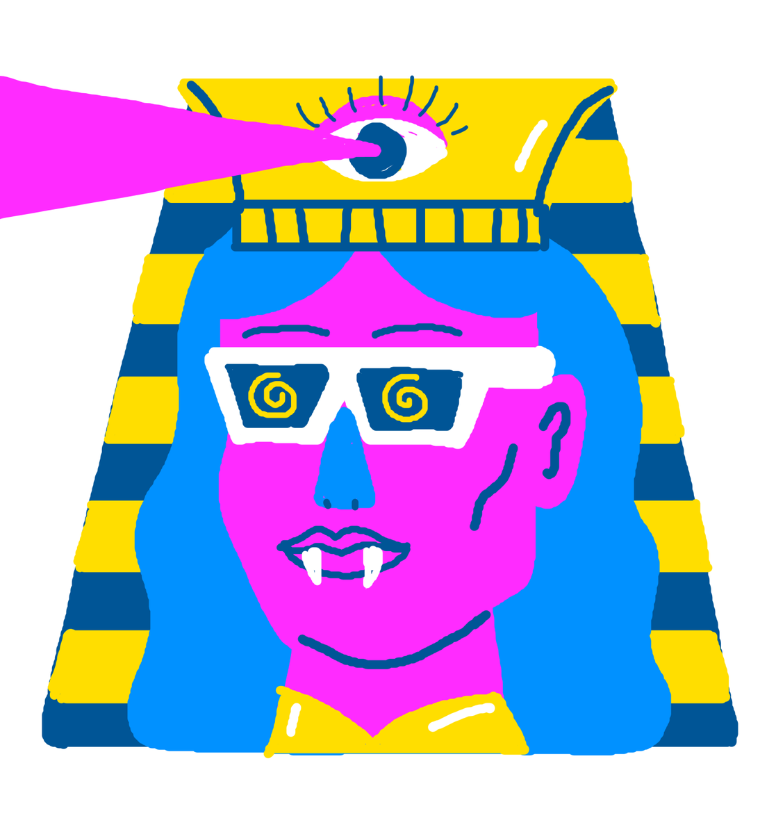 Mr_Jangojim's tweet photo. Hey good people from Montreal and Toronto, would love to do a mural in your city. Could be something like a galactic pharao vampire? Thx! https://t.co/Np2K93cxuH