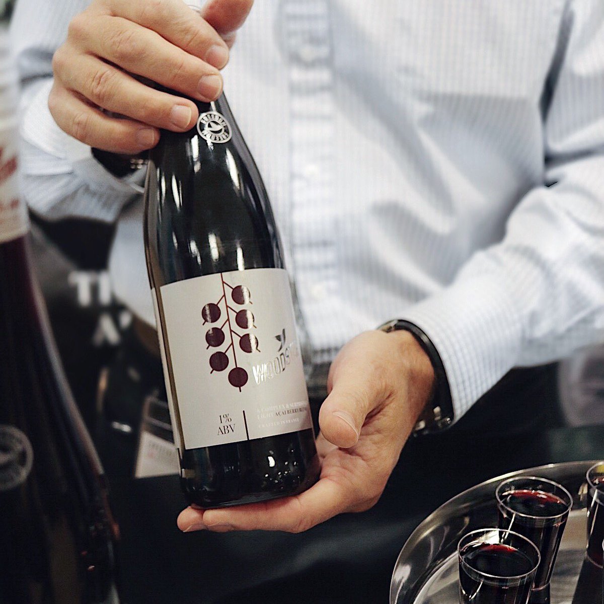 MyWoodstar's tweet photo. Come find us at the @Speciality_Food Discovery Zone today &amp; tomorrow for a break and a taste of #MyWoodstar 😊🍷 #SFFF17 #lowproof https://t.co/ZMBmDZ88aS