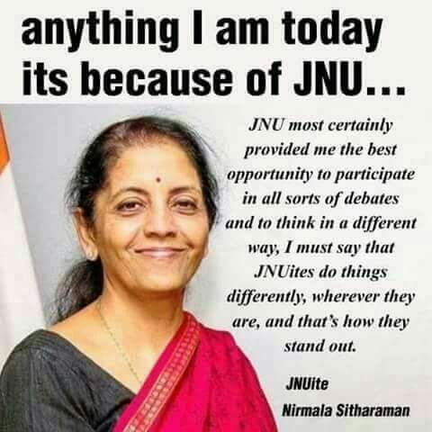 contactbhaswati's tweet photo. Congratulations @nsitharaman for making a commendable mark in the male bastion! 👍✌️
Proud and happy to be a #JNU Alumnus!! https://t.co/c9P8hCDrTu