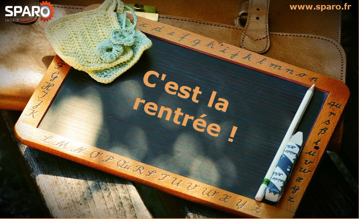 sparoconnect's tweet image. #rentree2017 Toute l'équipe Sparo, vous souhaite une bonne rentrée...