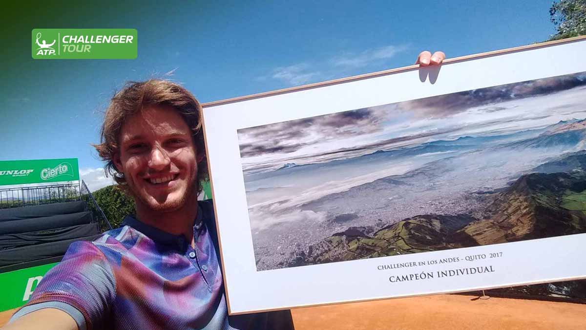 ATPChallenger's tweet photo. 🇨🇱 @NicoJarry closes in on Top 100 with 2nd #ATPChallenger 🏆 of the year. Read More: https://t.co/ohX30zrCBY https://t.co/YBStvXsn9z