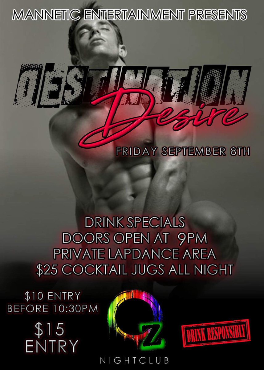 OZNightclub_AUS's tweet photo. This Friday at OZ Nightclub #privatelapdance https://t.co/FVXF6bee9V
