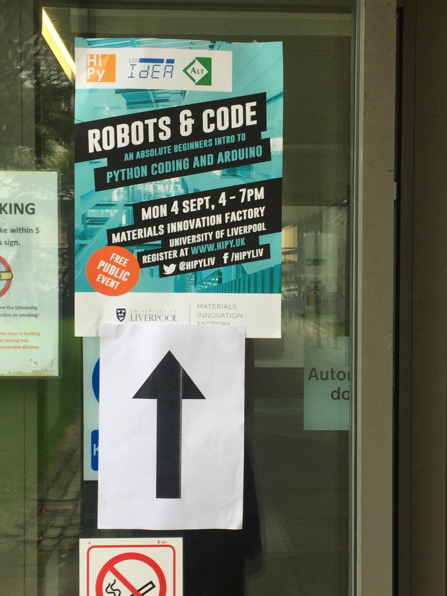 hipyliv's tweet image. OK. We&apos;re ready (ish) #RobotsAndCode @MIF_UoL