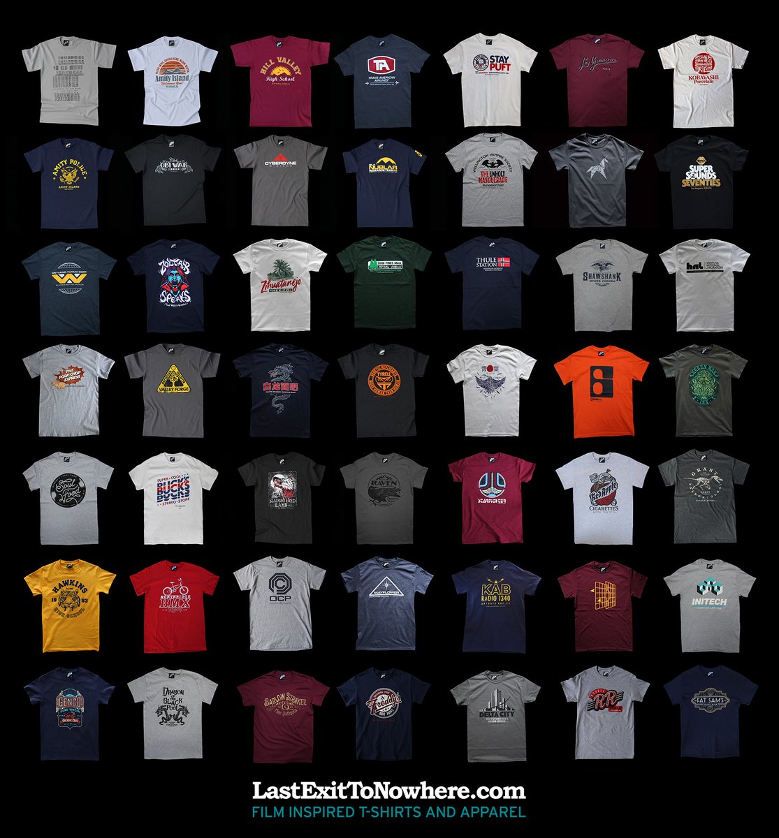 LASTEXITshirts's tweet photo. What's your favourite Last Exit T-shirt that you own? https://t.co/sSFXi4Kawq