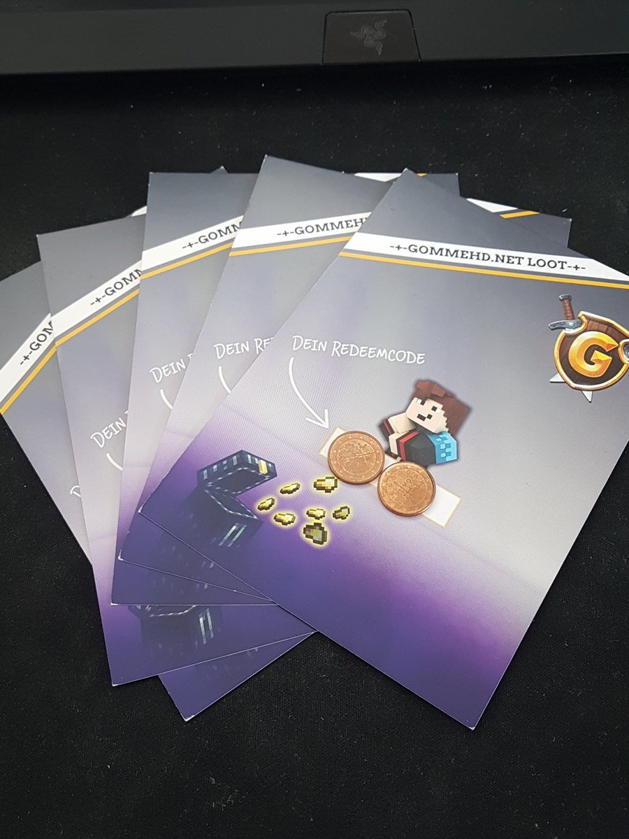 FixxYT's tweet photo. 🎈VERLOSUNG!🎈
Zu Gewinnen: 5x @GommeHDnet  Redeem Code (enthält alles von Coins bis Suprem)

Um Teilzunehmen: Follow🚶+ Retweet ♻

Viel Glück🍀 https://t.co/QavmjsgGNq
